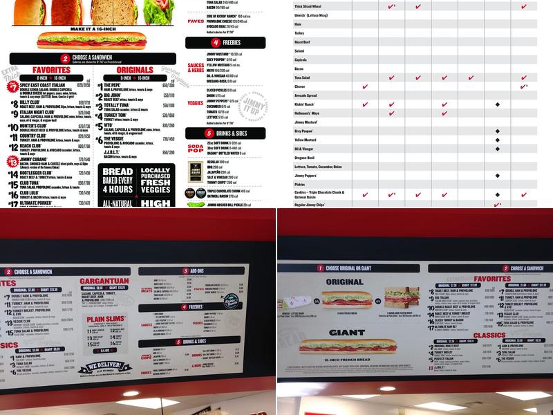 Jimmy John's Menu