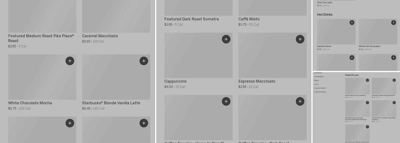 Starbucks Menu