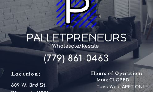 Palletpreneurs 609 W 3rd St Suite#120, Dixon Illinois 61021