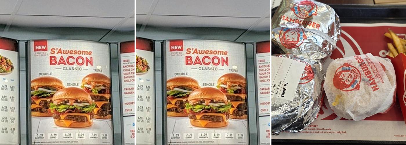 Wendy's Menu