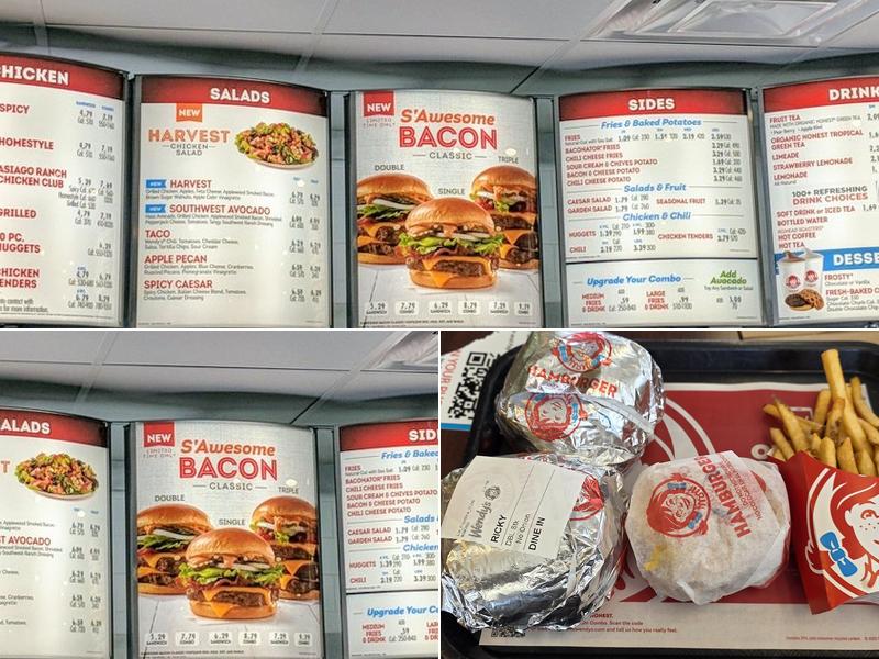 Wendy's Menu