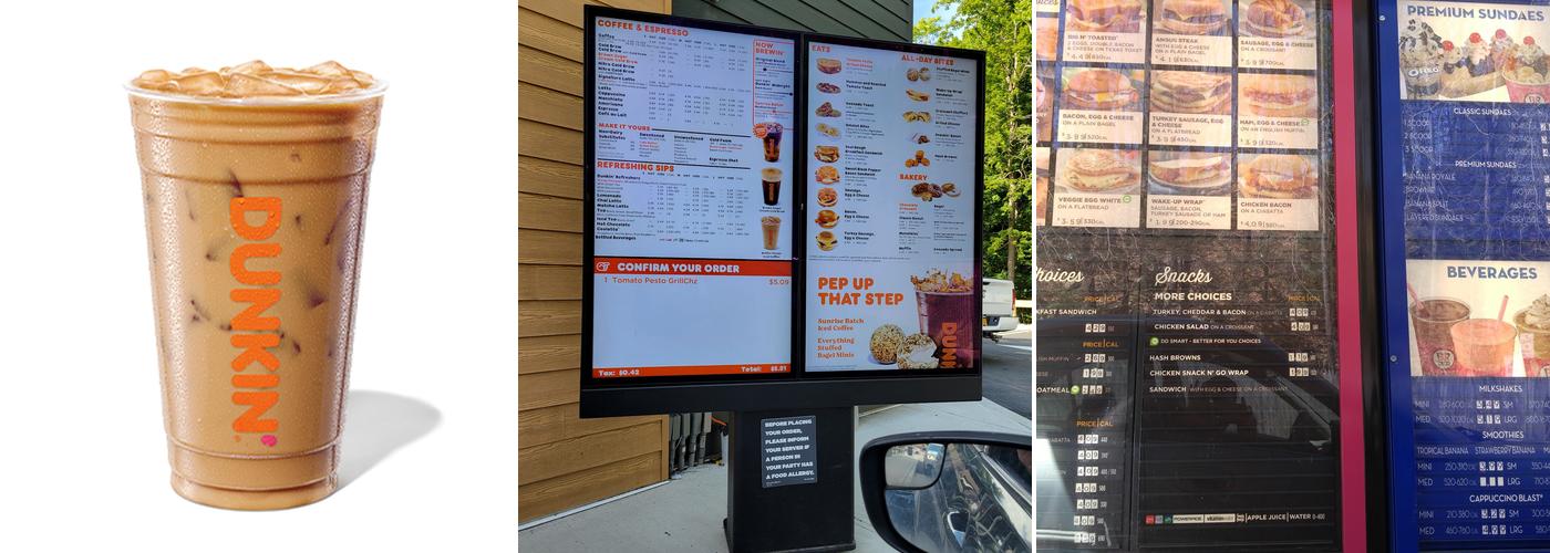 Dunkin' Menu
