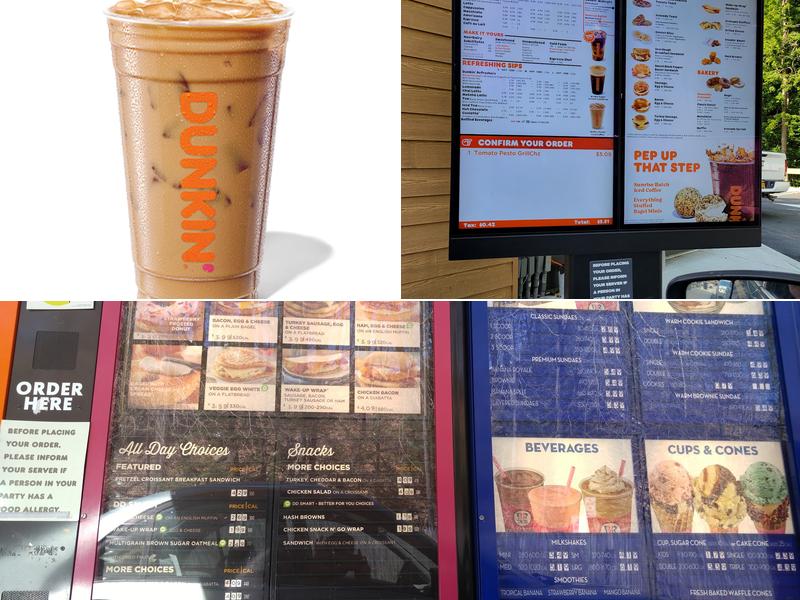 Dunkin' Menu