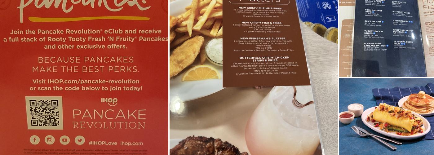 IHOP Menu