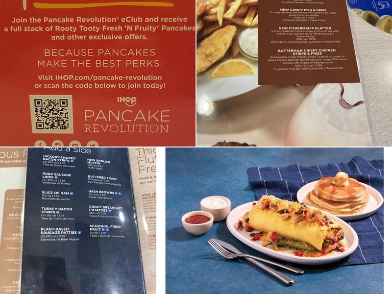 IHOP Menu