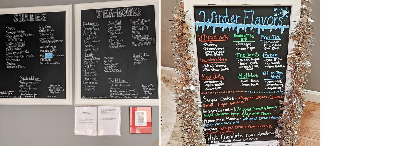 Ellsworth Nutrition Cafe Menu