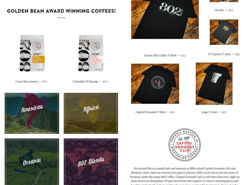 802 Coffee Roasters Menu