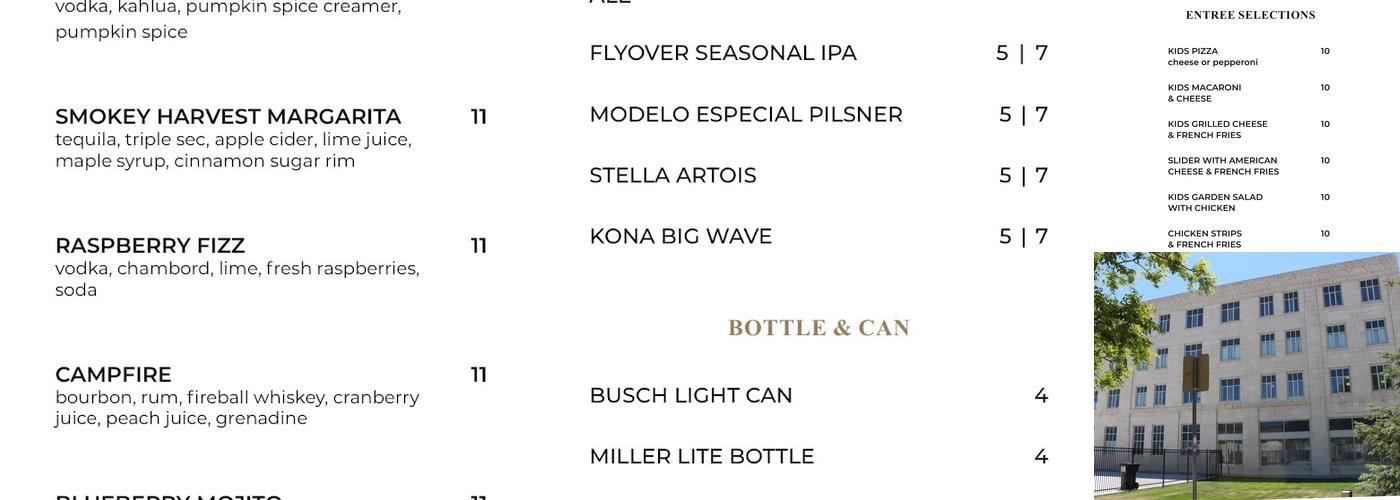 Powerhouse On Broadway -Suites & Social- Menu