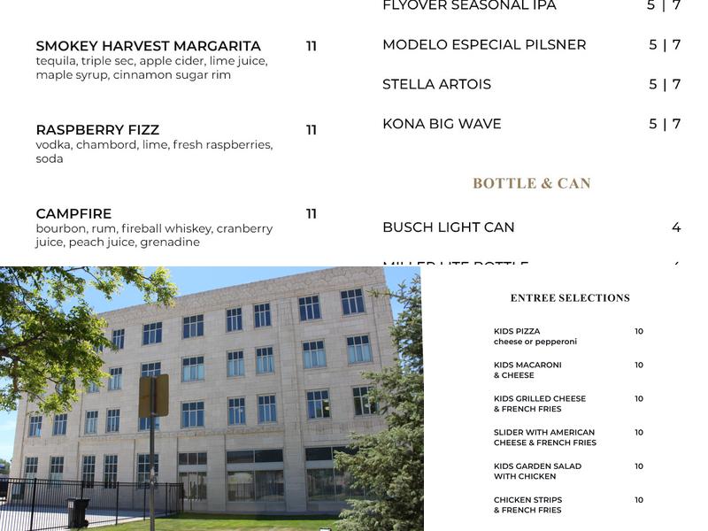 Powerhouse On Broadway -Suites & Social- Menu