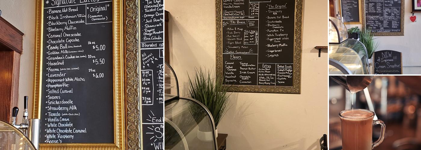 Beaten Path Coffee Co. Menu