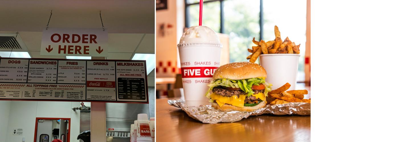 Five Guys Menu
