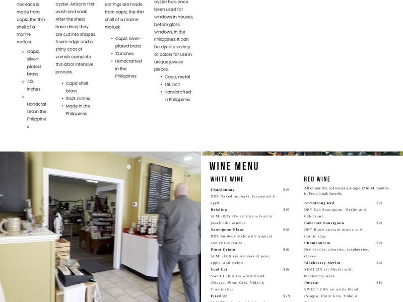 Classic Elements Menu