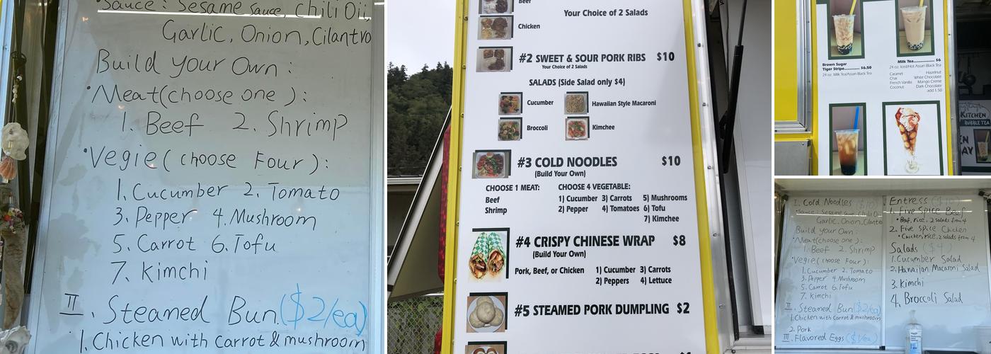 Fengying’s Kitchen Menu