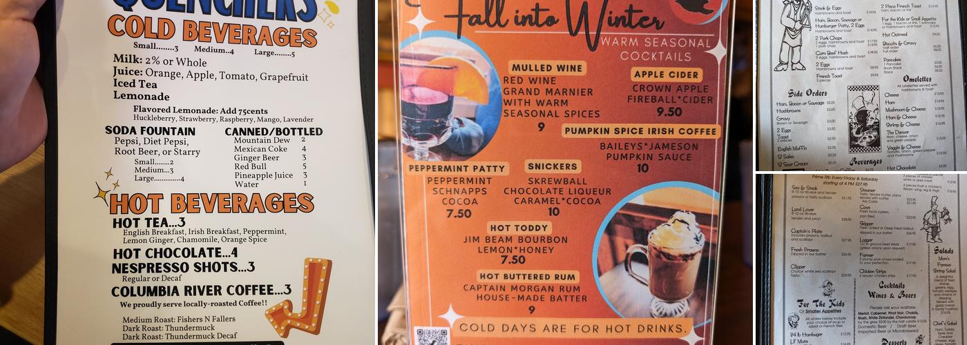 Sea Breeze Roadhouse Menu