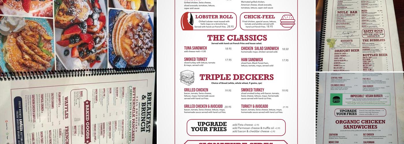 Carnegie Diner & Cafe Menu