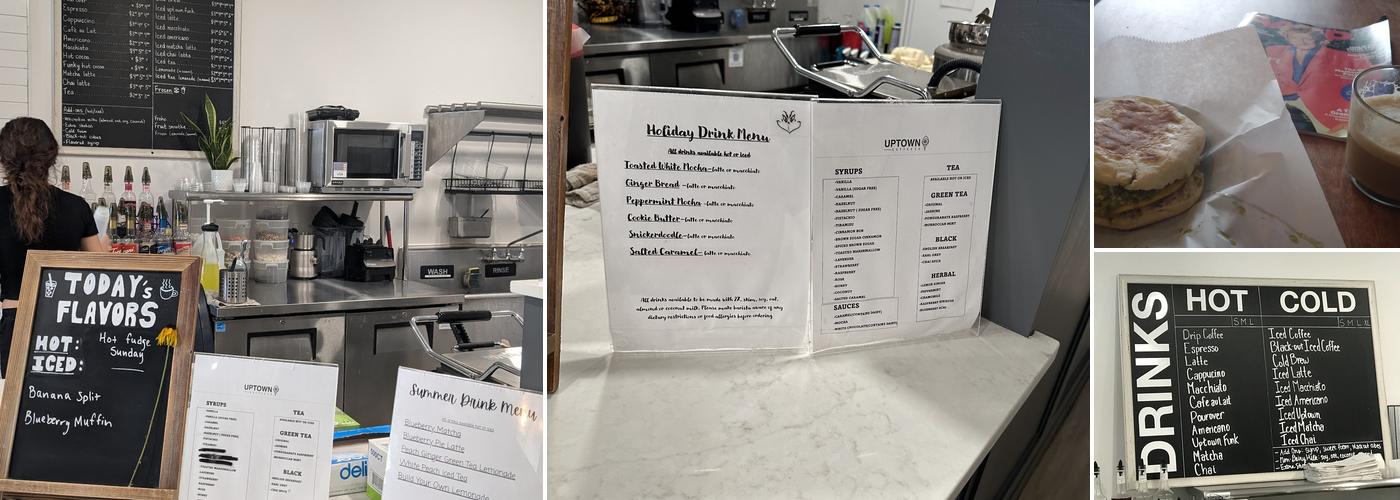 Uptown Coffee Co. Menu