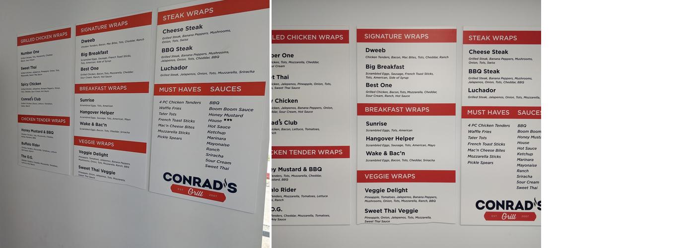 Conrad's Grill - Champaign Menu