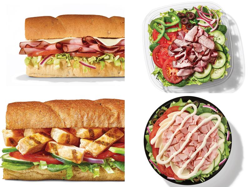 Subway Menu
