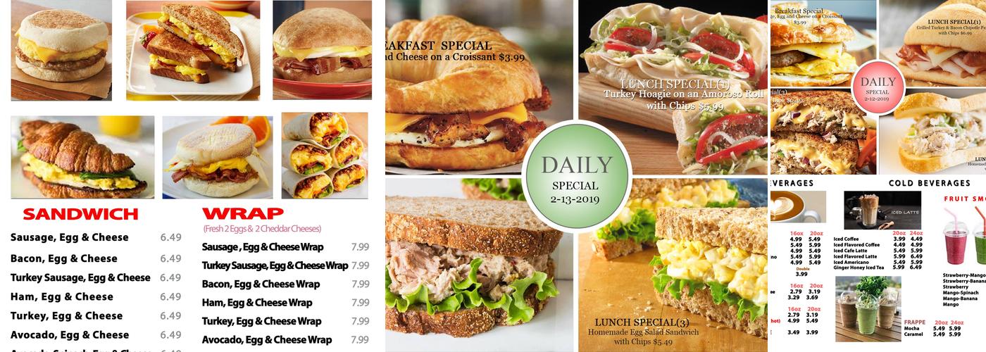 Cafe Lucky Bones Menu