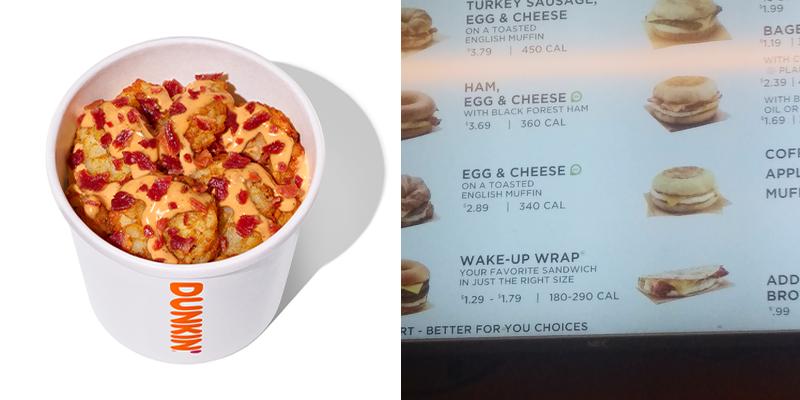 Dunkin' Menu
