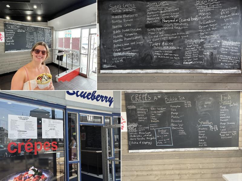 Cafe Nutella Menu