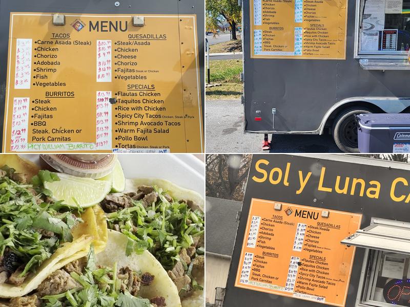 Sol y Luna Cal Mex Food Menu