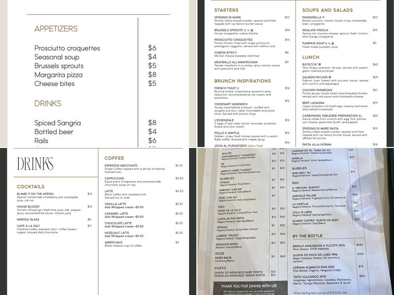 Botanya Restaurant & Bar Menu