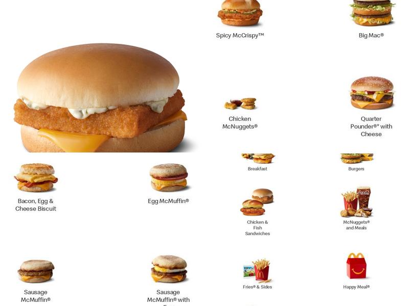 McDonald's Menu