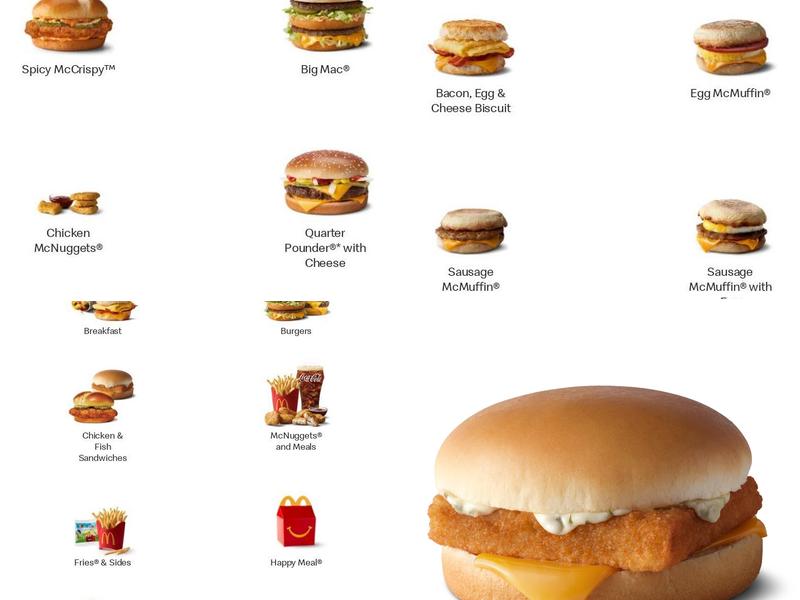 McDonald's Menu