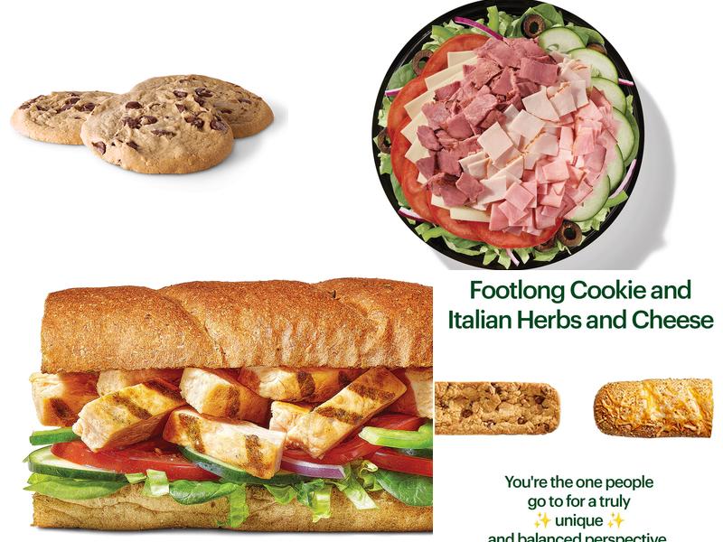 Subway Menu