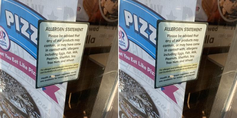 Dunkin' Menu