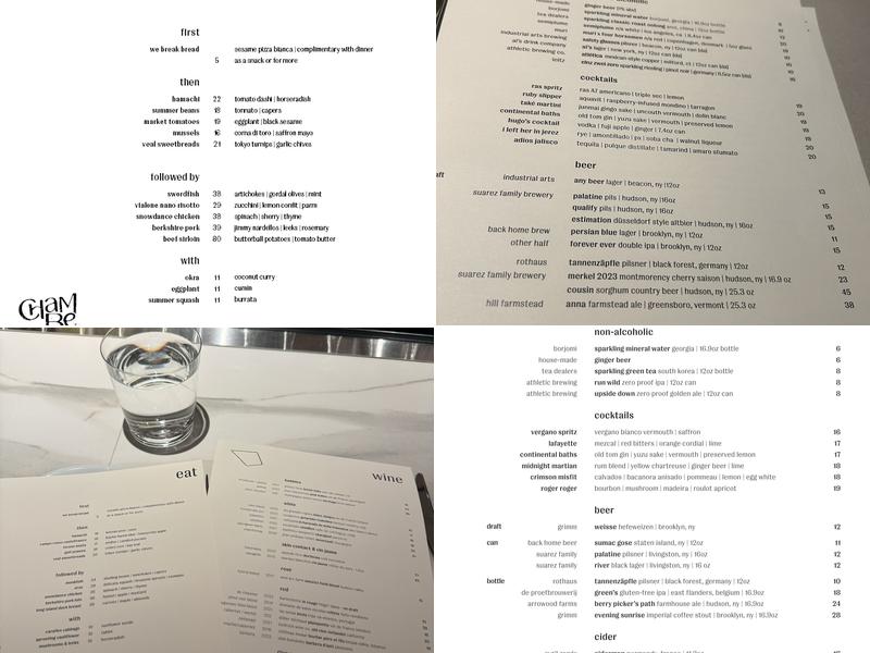 Chambers Menu