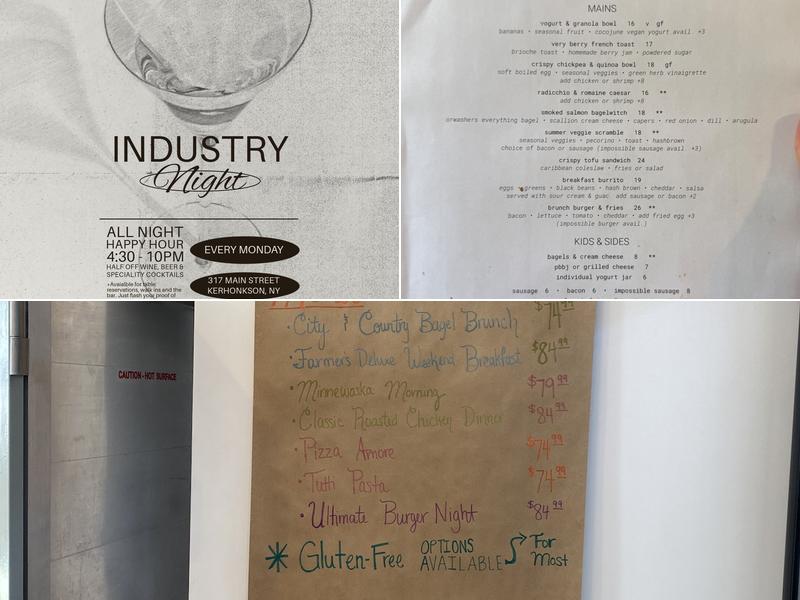 Mill & Main Restaurant & Provisions Menu