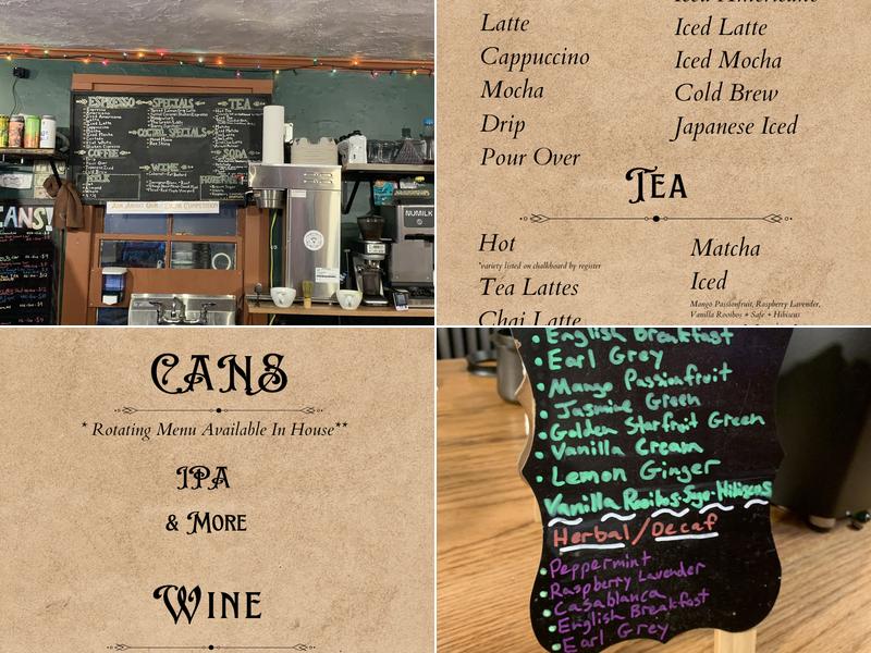 Gunks Gaming Guild Cafe Menu