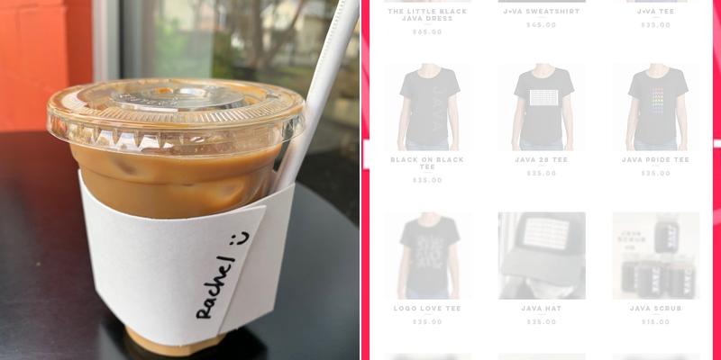 ALL THAT JAVA Tivoli Menu