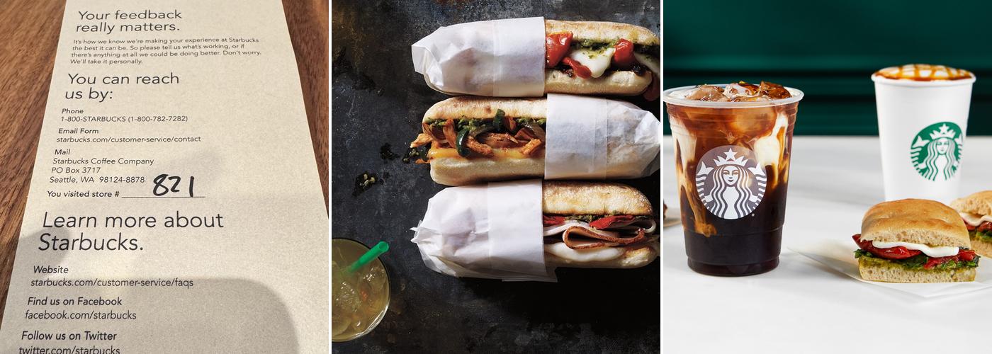 Starbucks Menu