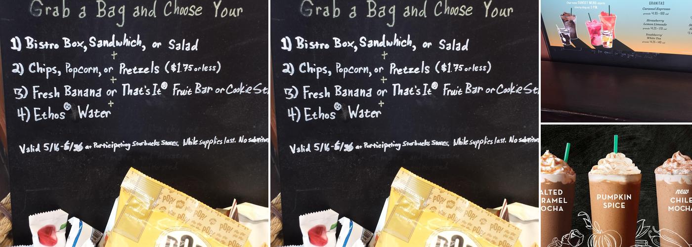 Starbucks Menu