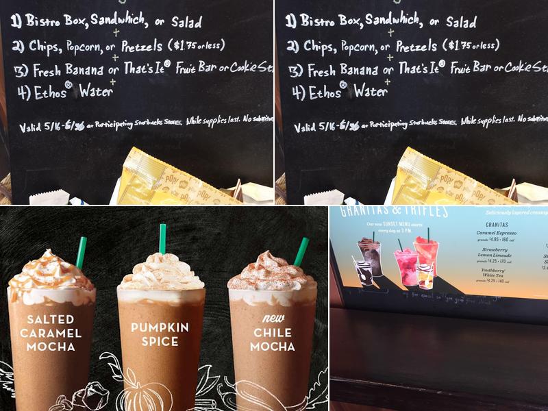 Starbucks Menu