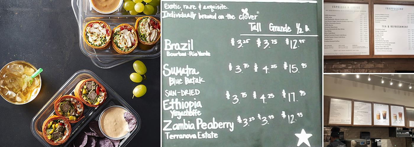 Starbucks Menu
