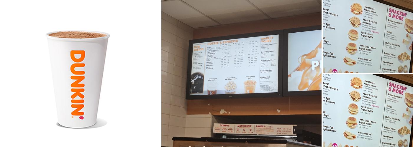 Dunkin' Menu