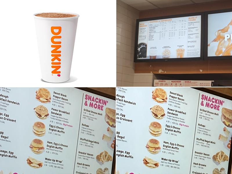 Dunkin' Menu