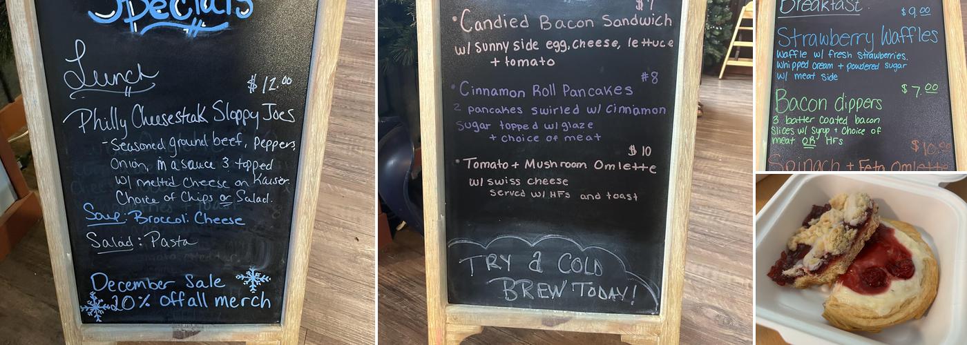 Main Street Perc Menu