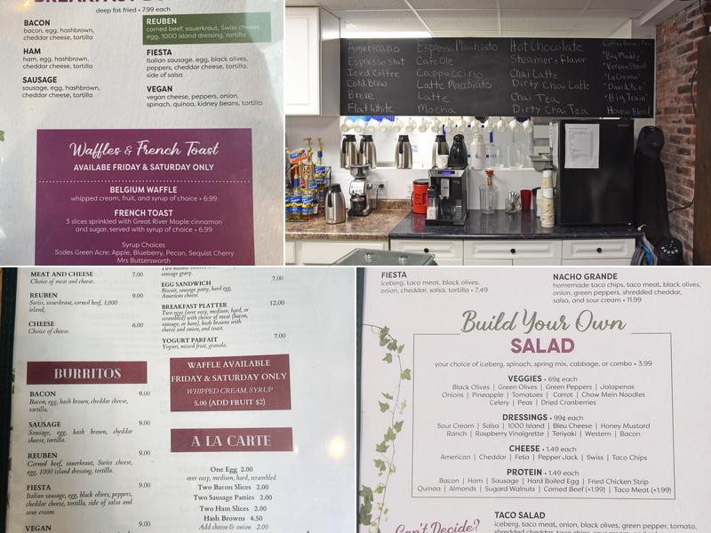 Sodes Perk Central Coffee House & Cafe Menu