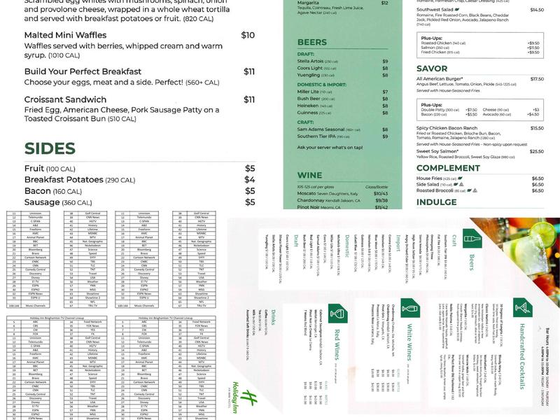 Cafe Select Menu