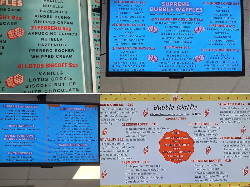 Sweet World Cafe 1 Menu