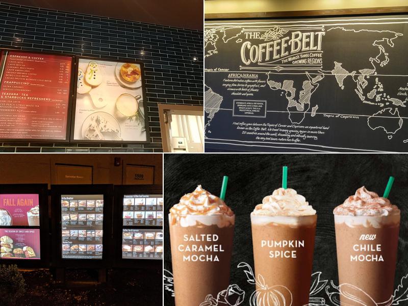 Starbucks Menu