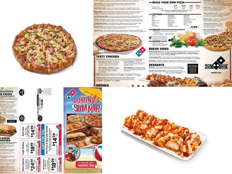 Domino's Pizza Menu