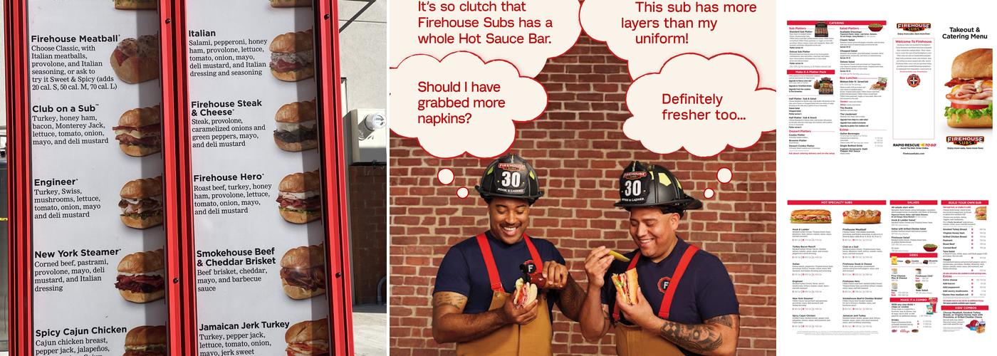 Firehouse Subs Dillon Menu