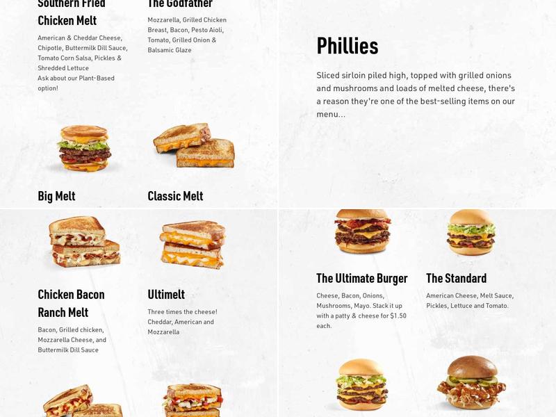 Meltwich Food Co. Menu