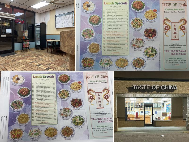 Taste of China 104 Greenwood Square, Snow Hill